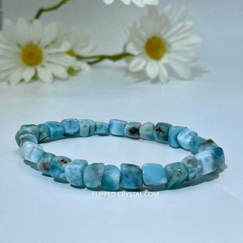 Larimar Chip Bracelet