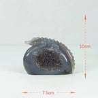 Agate Geode Crocodile