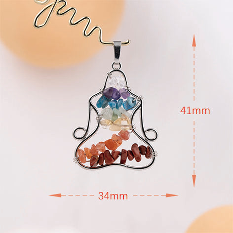 Chakra Yoga Goddess Pendant