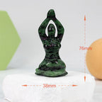 Yoga goddess carving