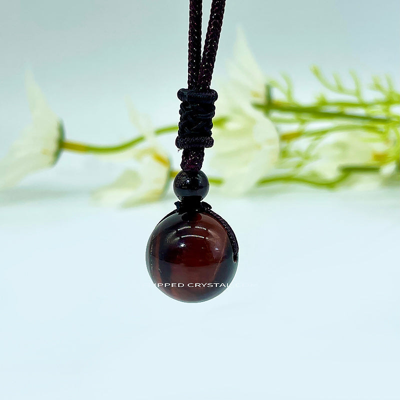 Mini Ball Necklace Tiger eye
