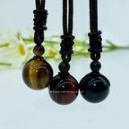 Mini Ball Necklace Tiger eye