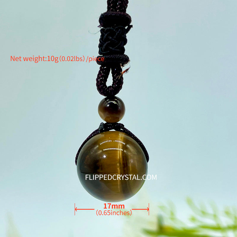 Mini Ball Necklace Tiger eye