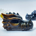 Tiger eye Dargon Head