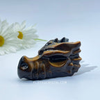 Tiger eye Dargon Head