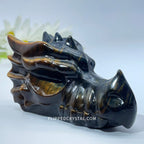 Tiger eye Dargon Head
