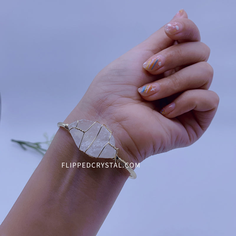 Crystal Rough Bangle