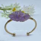 Crystal Rough Bangle