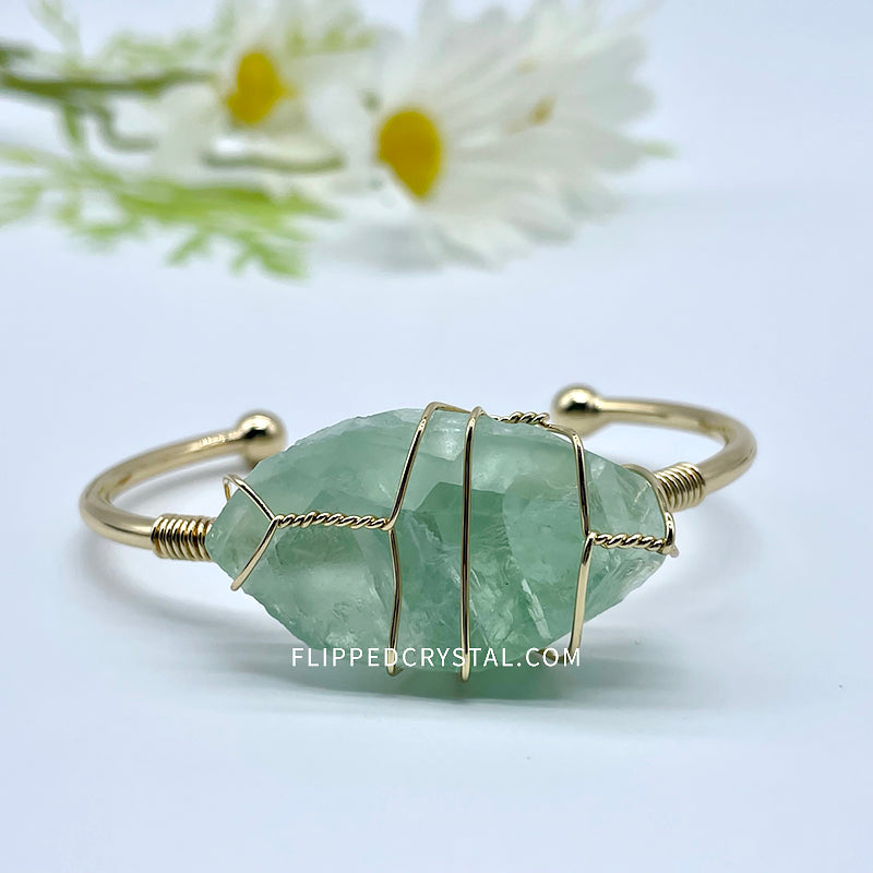 Crystal Rough Bangle