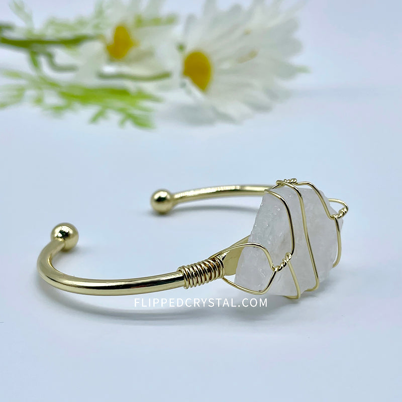 Crystal Rough Bangle