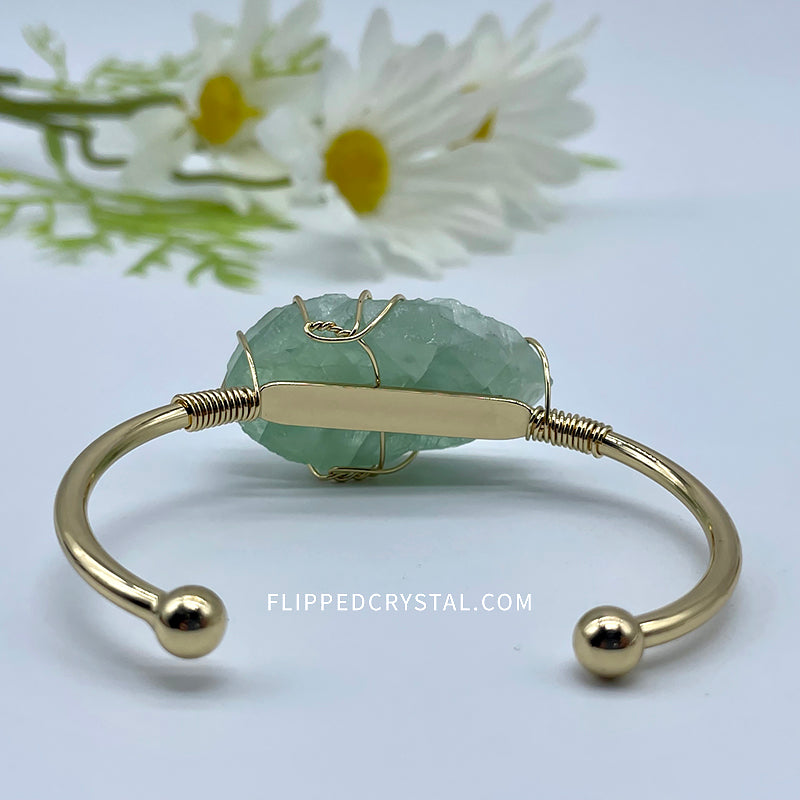 Crystal Rough Bangle