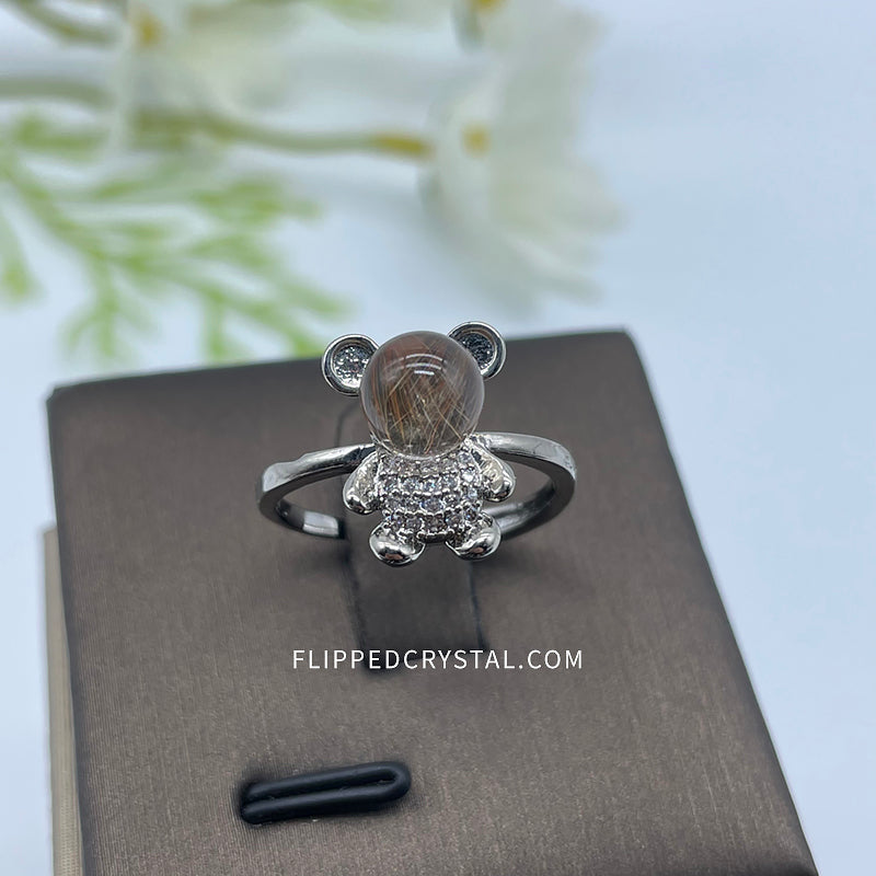 Godlen Rutilate Ring