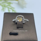 Godlen Rutilate Ring