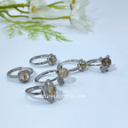 Godlen Rutilate Ring