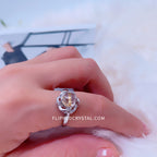 Godlen Rutilate Ring