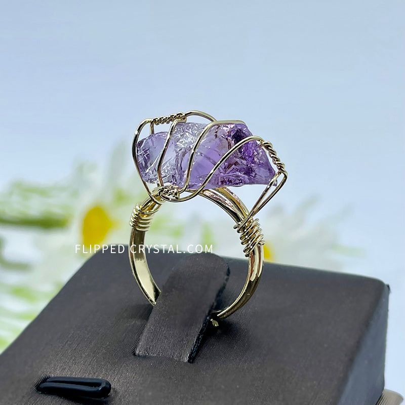 Crystal Rough Ring
