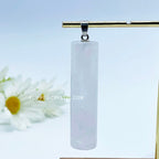 Clear Quartz Cylinder Pendant