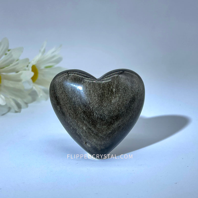 Golden Obsidian Heart
