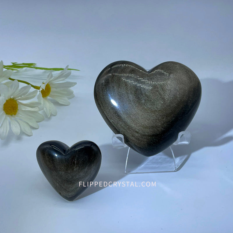 Golden Obsidian Heart