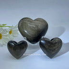 Golden Obsidian Heart