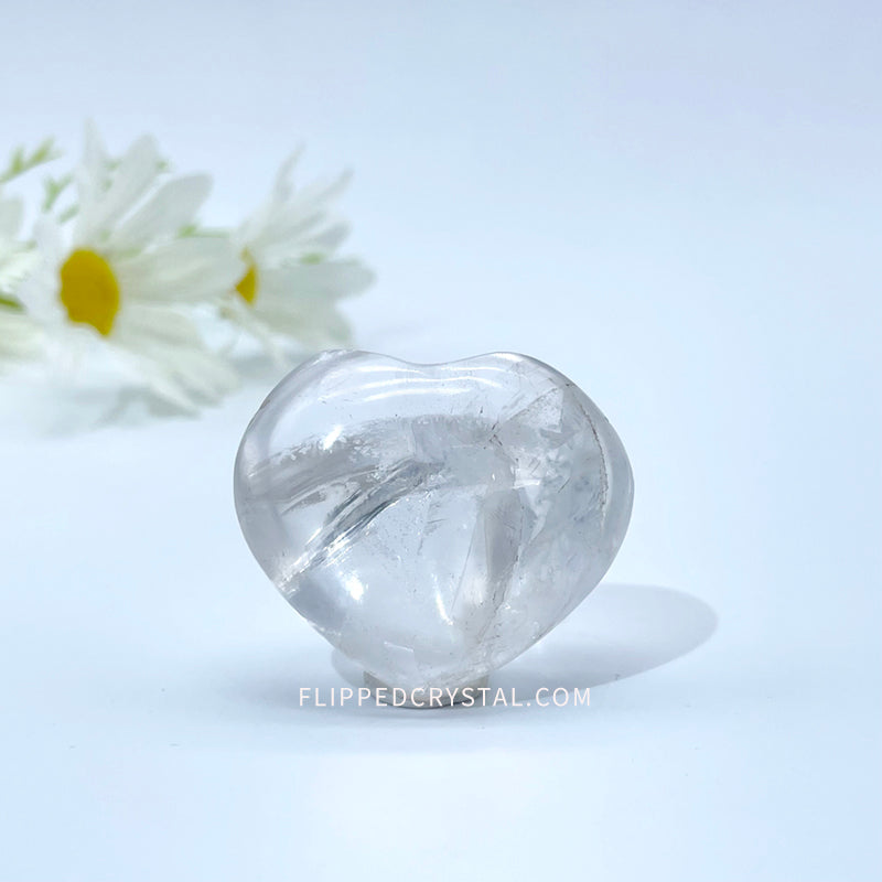 Clear Quartz Heart