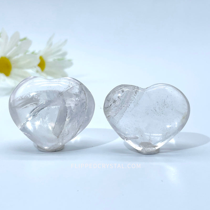 Clear Quartz Heart