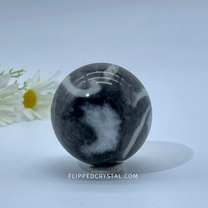 Shell Stone Sphere