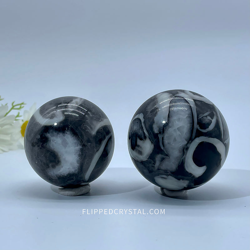 Shell Stone Sphere