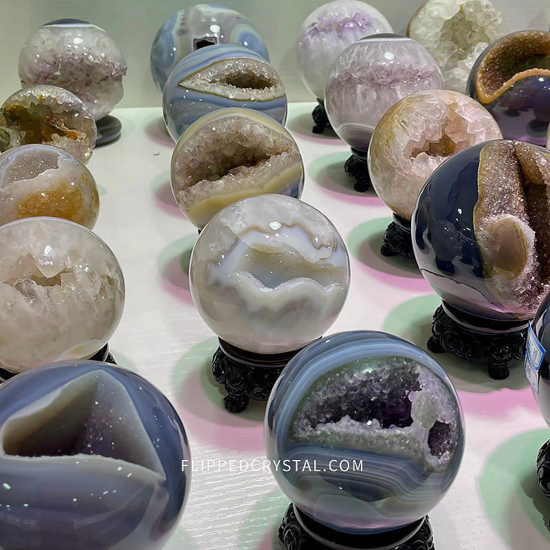 Agate Geode Sphere(big)