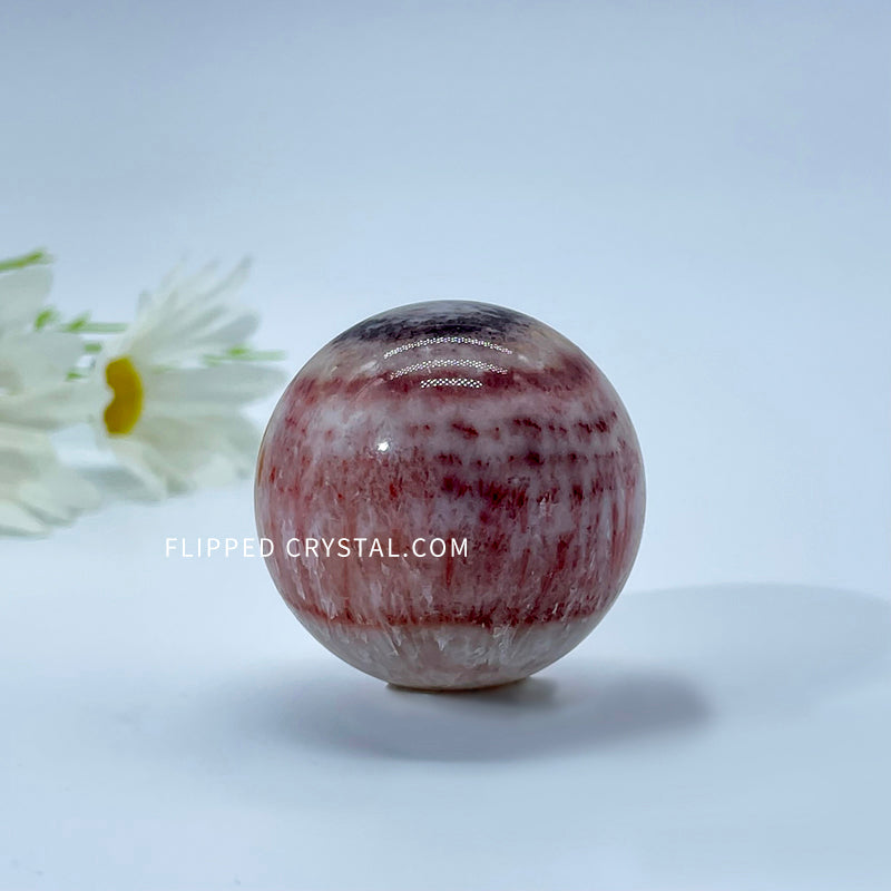 Red Vein Calcite Sphere £¨Pork stone£©