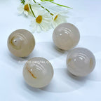 White Agate Sphere