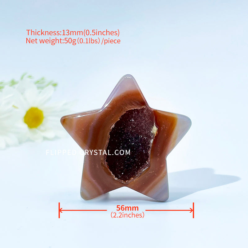 Agate Geode  Star