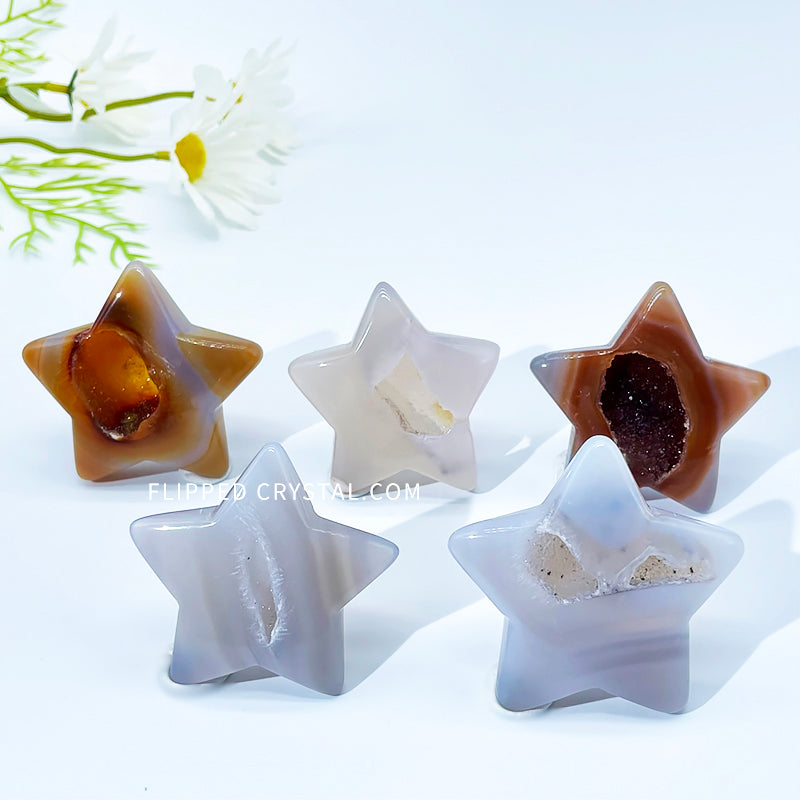 Agate Geode  Star