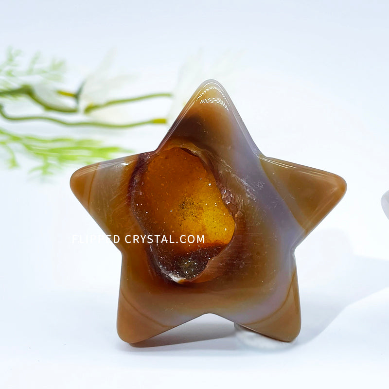 Agate Geode  Star
