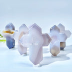 Agate Geode Cross