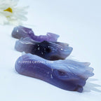 Agate Geode Dragon Head