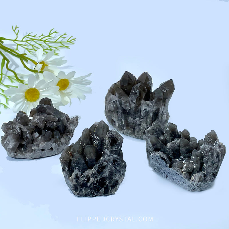 Smoky quartz Cluster Specimen ($60/KG)