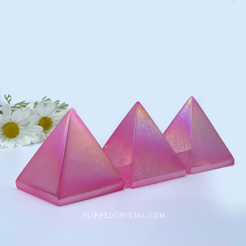 Aura  Rose Quartz  Pyramid