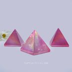 Aura  Rose Quartz  Pyramid