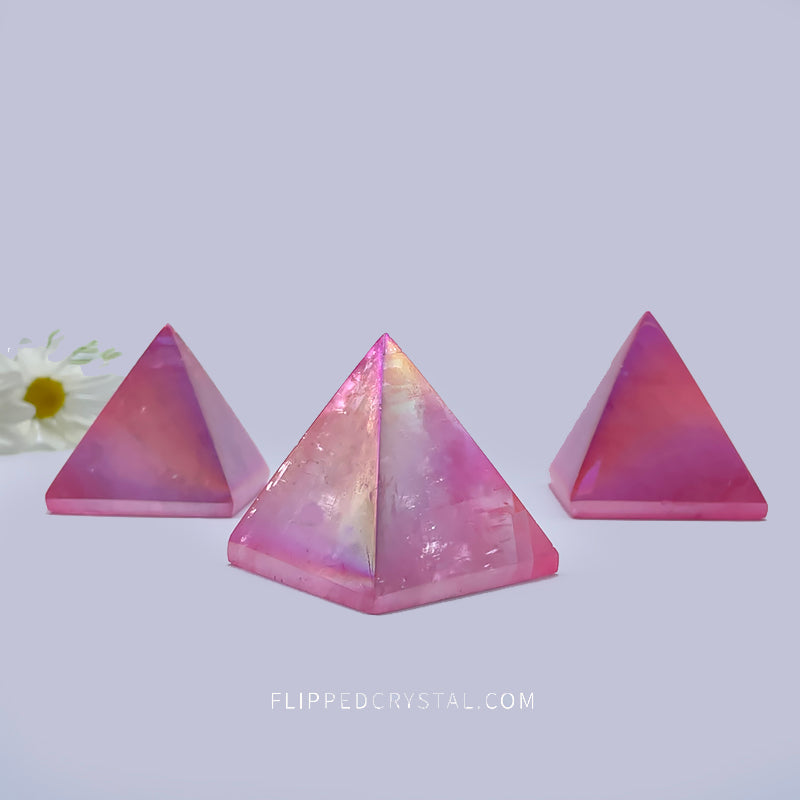 Aura  Rose Quartz  Pyramid