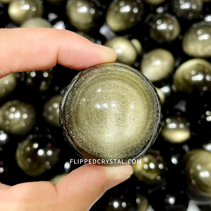 Golden Obsidian Shpere£¨$80/KG)
