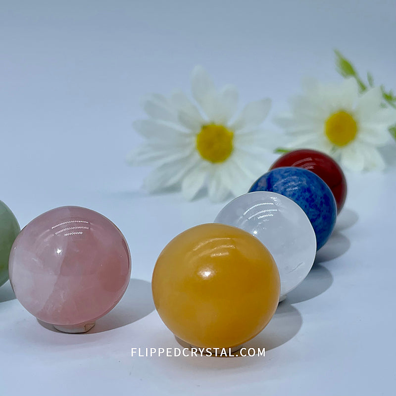 Seven Chakras Sphere (Each 2.5the diameter /150g)