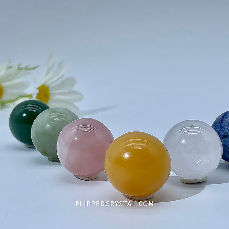 Seven Chakras Sphere (Each 2.5the diameter /150g)