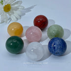 Seven Chakras Sphere (Each 2.5the diameter /150g)