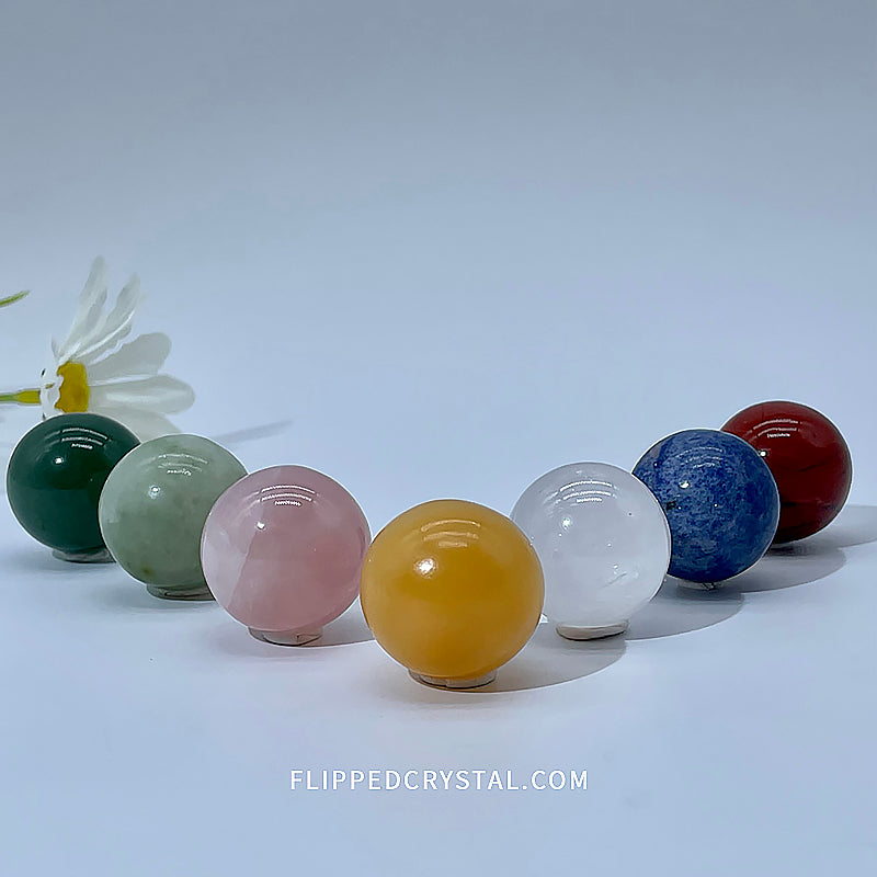 Seven Chakras Sphere (Each 2.5the diameter /150g)