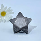 Silver Obsidian star