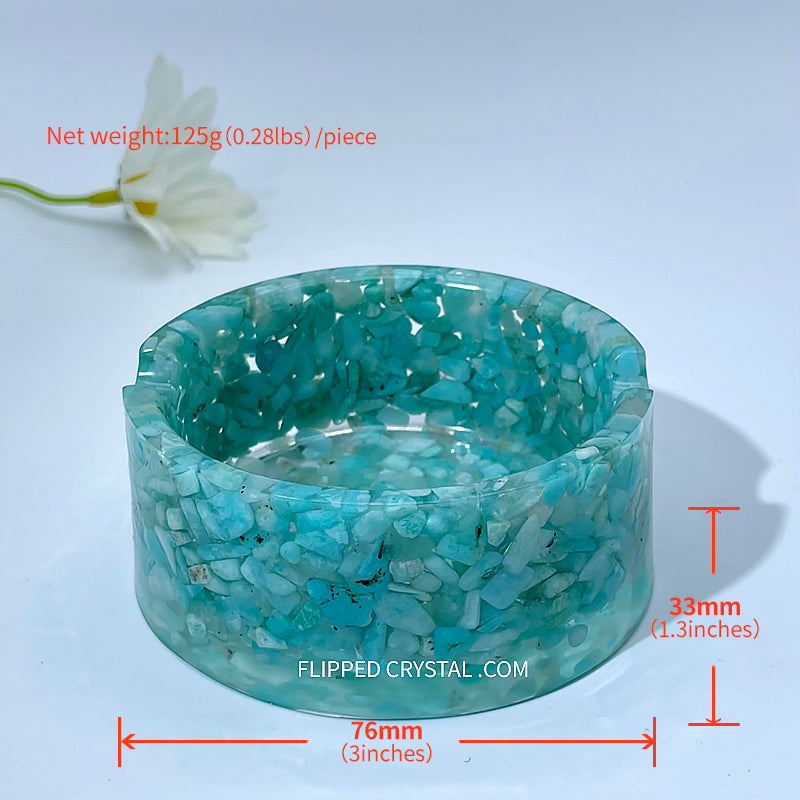 Crystal Reisin Ashtray