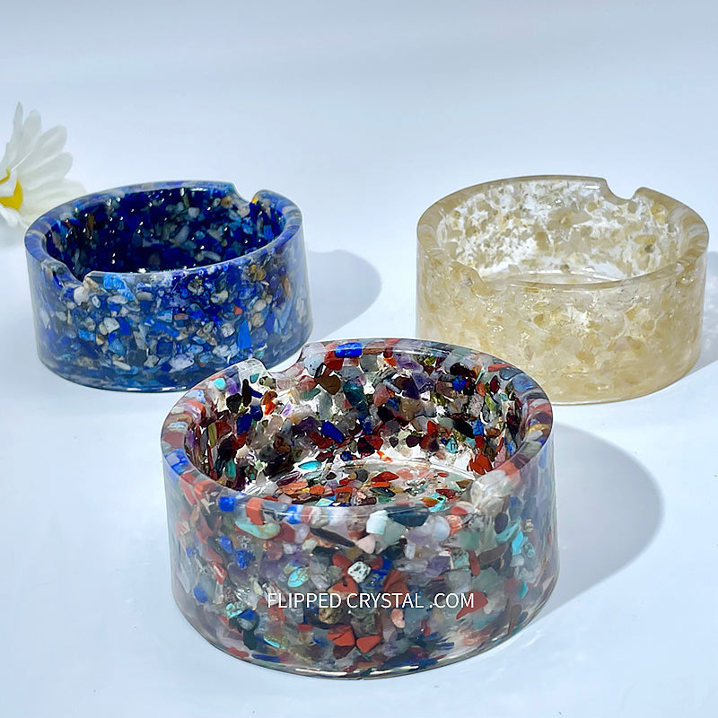 Crystal Reisin Ashtray