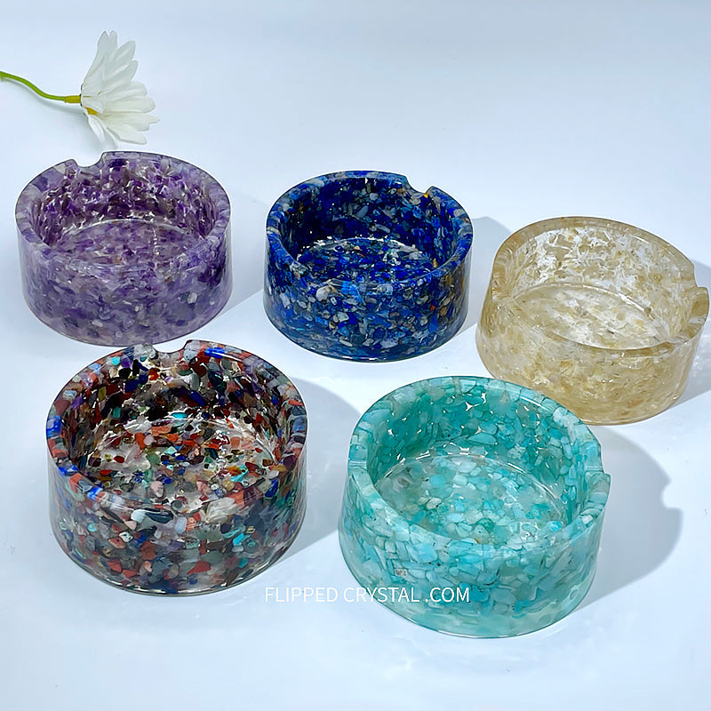 Crystal Reisin Ashtray