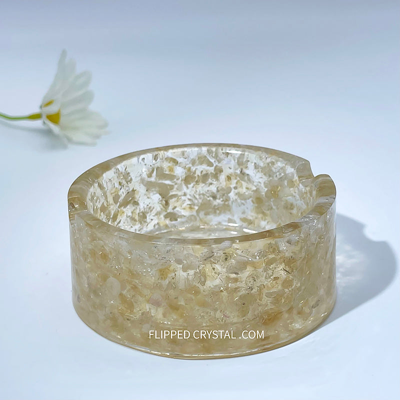Crystal Reisin Ashtray